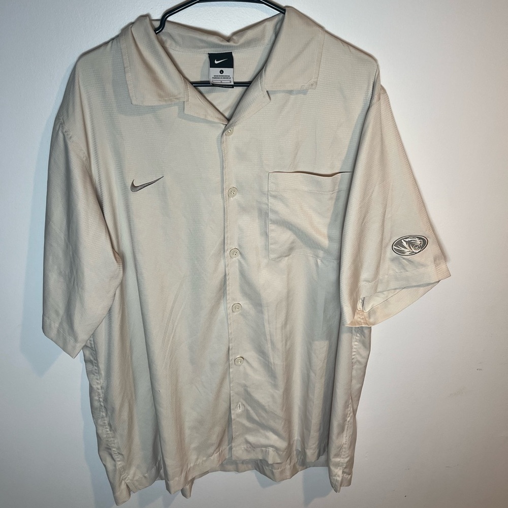 Missouri Nike Button Down Loose Fit Shirt